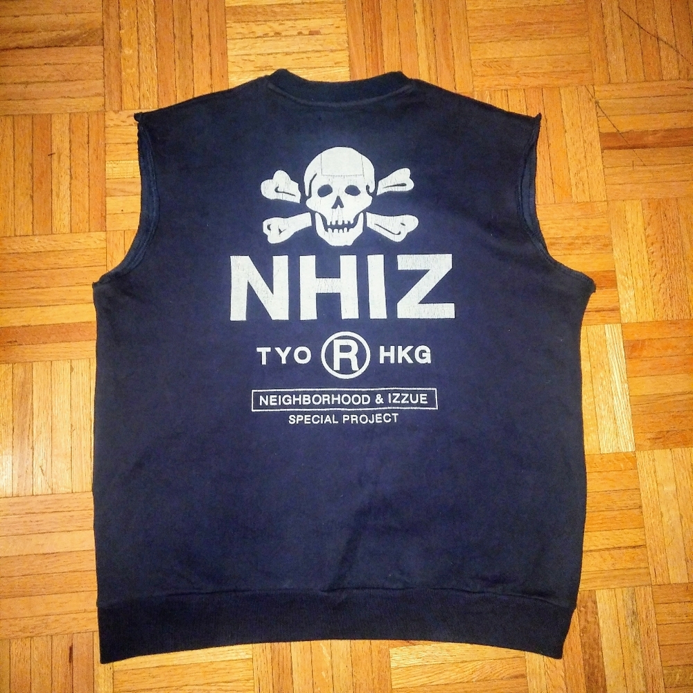 NHIZ Neighborhood x Izzue Sleeveless Sweatshirt L
